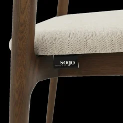 Ygo Stoel HEDON Ash Wood Walnut| Stoelen