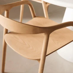 Ygo Stoel HJALMAR Ash Wood Natural| Stoelen