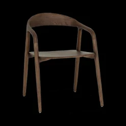 Ygo Stoel HJALMAR Ash Wood Walnut| Stoelen
