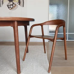 Ygo Stoel HJALMAR Ash Wood Walnut| Stoelen
