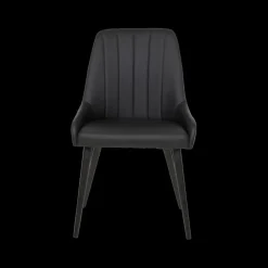 Ygo Stoel LISSONI PU Zwart| Stoelen