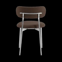 Ygo Stoel LYKKO Bruin/Chrome| Stoelen