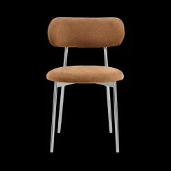 Ygo Stoel LYKKO Terracotta/Chrome| Stoelen