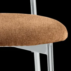 Ygo Stoel LYKKO Terracotta/Chrome| Stoelen