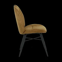 Ygo Stoel met Greep BRANDO Luxor Cognac| Stoelen