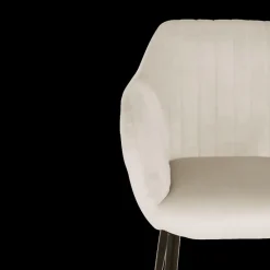 Ygo Stoel MILES Velvet Beige| Stoelen