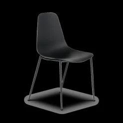 Ygo Stoel MISCANTHUS Zwart| Stoelen