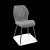 Ygo Stoel NELLY Bouclé Grijs| Stoelen