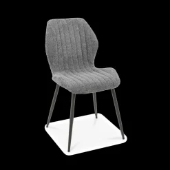 Ygo Stoel NELLY Bouclé Grijs| Stoelen