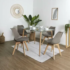 Ygo Stoel ODGER Taupe| Stoelen