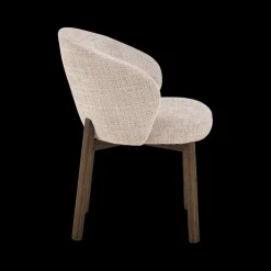 Ygo Stoel OKKE Juto Beige - Poot Smoked Oak| Stoelen
