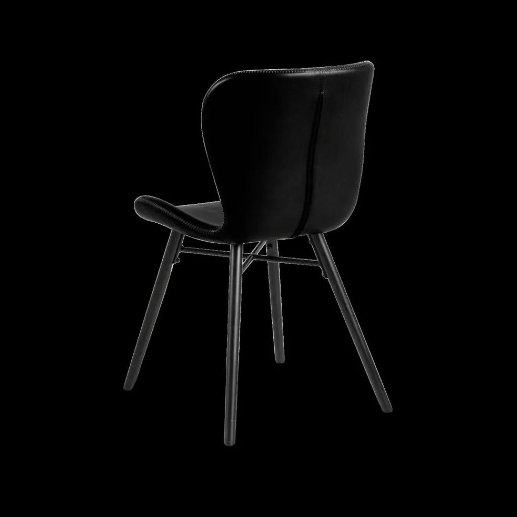 Ygo Stoel PLATS PU Retro Black| Stoelen