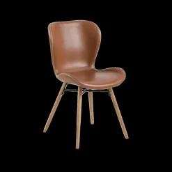 Ygo Stoel PLATS PU retro leather look brandy 691B| Stoelen