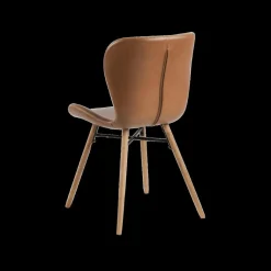 Ygo Stoel PLATS PU retro leather look brandy 691B| Stoelen