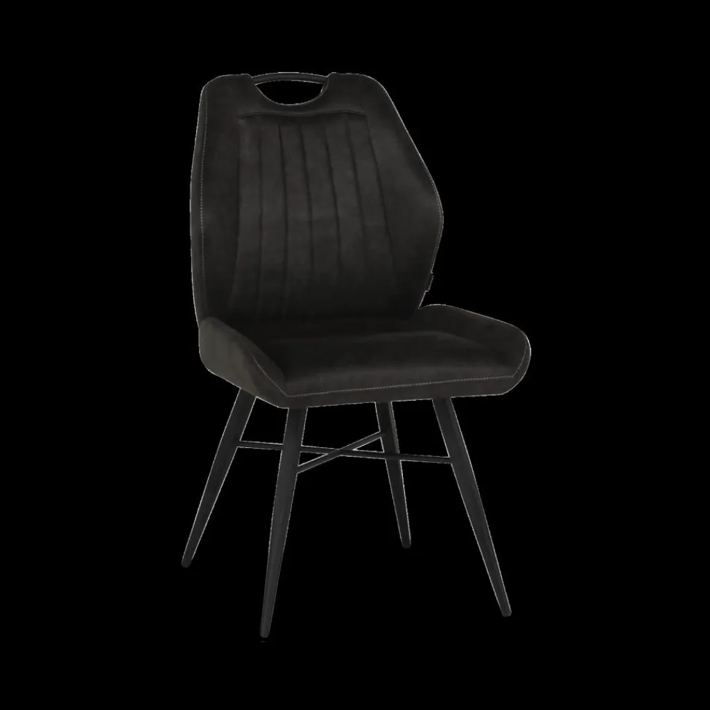 Ygo Stoel Puebla Luxor Anthracite| Stoelen
