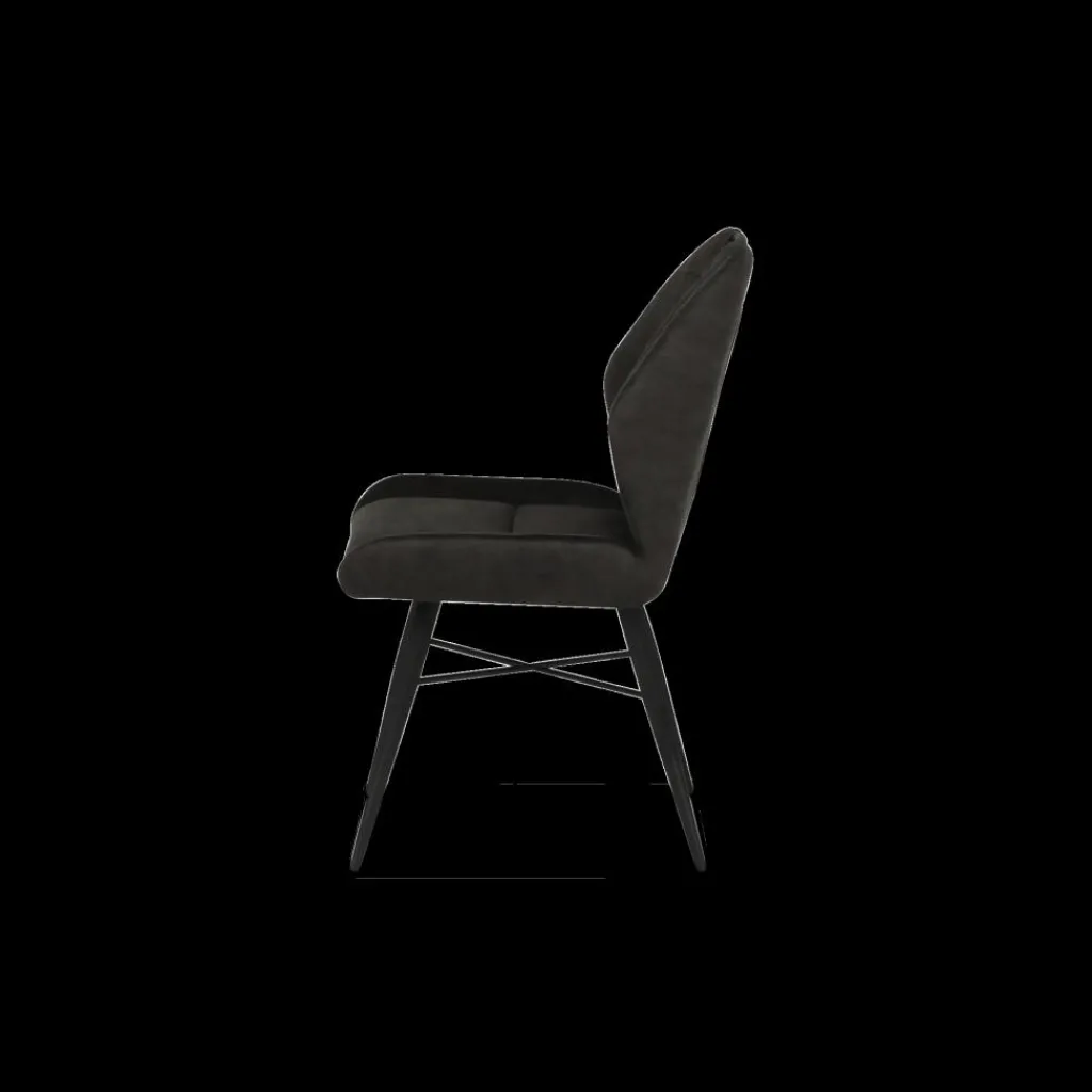 Ygo Stoel Puebla Luxor Anthracite| Stoelen