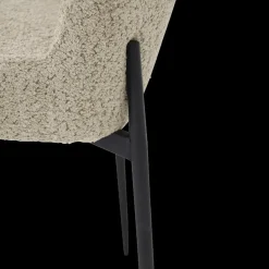 Ygo Stoel SARITA Bouclé Caffe Latte| Stoelen