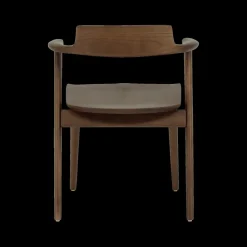 Ygo Stoel TEO Ash Wood Walnut| Stoelen