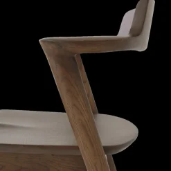 Ygo Stoel TEO Ash Wood Walnut| Stoelen