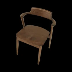 Ygo Stoel TEO Ash Wood Walnut| Stoelen