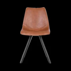 Ygo Stoel TILLY PU Cognac| Stoelen