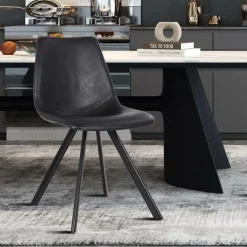 Ygo Stoel TILLY PU Zwart| Stoelen