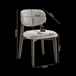 Ygo Stoel TILO Massief Eik Smoked| Stoelen