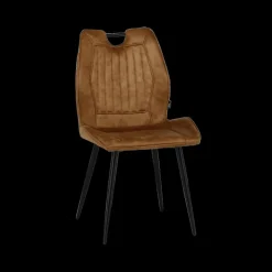 Ygo Stoel TOMASO Micro Cognac| Stoelen