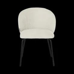 Ygo Stoel YENER Coconut Pt Zwart| Stoelen