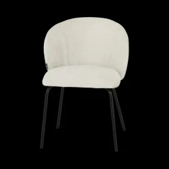 Ygo Stoel YENER Coconut Pt Zwart| Stoelen