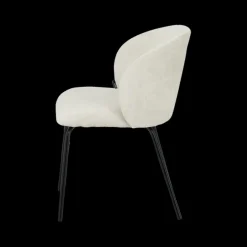 Ygo Stoel YENER Coconut Pt Zwart| Stoelen