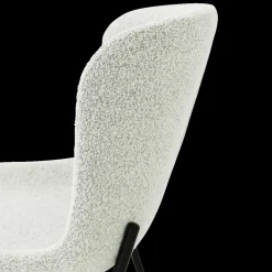 Ygo Stoel ZOEY Bouclé Lichtgrijs| Stoelen