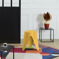 Ygo Tabouret IDALO Mosterdgeel| Krukjes