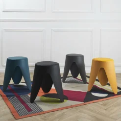 Ygo Tabouret IDALO Mosterdgeel| Krukjes