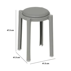 Ygo Tabouret PALSTA PP Grijs| Krukjes