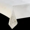 Ygo Tafelkleed GLINTS 360 Glitter Goud/Wit| Tafellinnen & -Textiel
