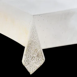 Ygo Tafelkleed GLINTS 240 Glitter Goud/Wit| Tafellinnen & -Textiel