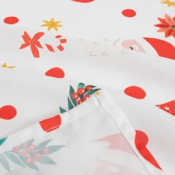 Ygo Tafelkleed OEKE 240 Wit/Rood/Groen| Tafellinnen & -Textiel
