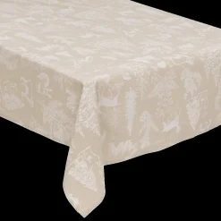 Ygo Tafelkleed WINTERLAND 240 Beige| Tafellinnen & -Textiel