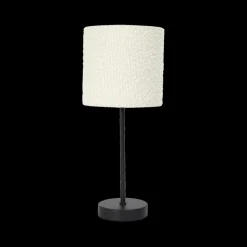 Ygo Tafellamp BOUCLIZ Hoog Zwart/Kap Beige| Tafellampen