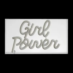 Ygo Tafellamp GIRL POWER LED Roze| Decoratieve Accessoires|Kinderverlichting
