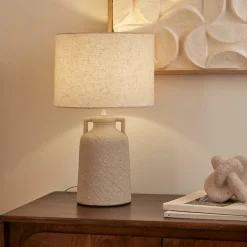 Ygo Tafellamp GUBIS Keramiek Beige| Tafellampen