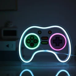 Ygo Tafellamp LED SIGN Let's Play Multi| Decoratieve Accessoires|Kinderverlichting