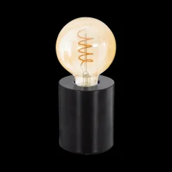 Ygo Tafellamp LEIF Rond Zwart 10,5 cm| Tafellampen