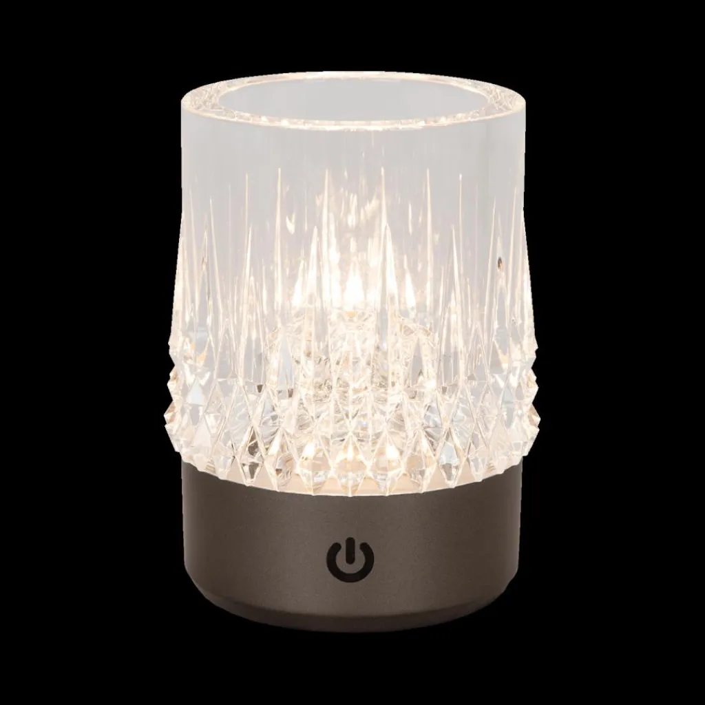 Ygo Tafellamp LILI Ø8 S/3 Zwart Chroom| Tafellampen