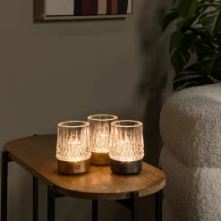 Ygo Tafellamp LILI Ø8 S/3 Zwart Chroom| Tafellampen