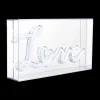 Ygo Tafellamp LOVE Led Roze| Decoratieve Accessoires|Kinderverlichting