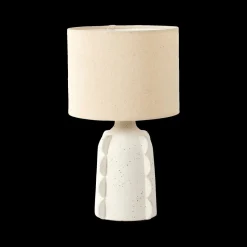 Ygo Tafellamp ORRECHIO Ker. Wit/Kap Beige| Tafellampen