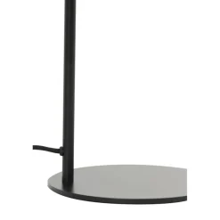 Ygo Tafellamp RAKEL Mat Zwart/Glas Smoke| Tafellampen