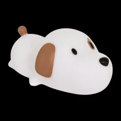 Ygo Tafellamp SCOTTI Hond Wit/Bruin| Decoratieve Accessoires|Kinderverlichting